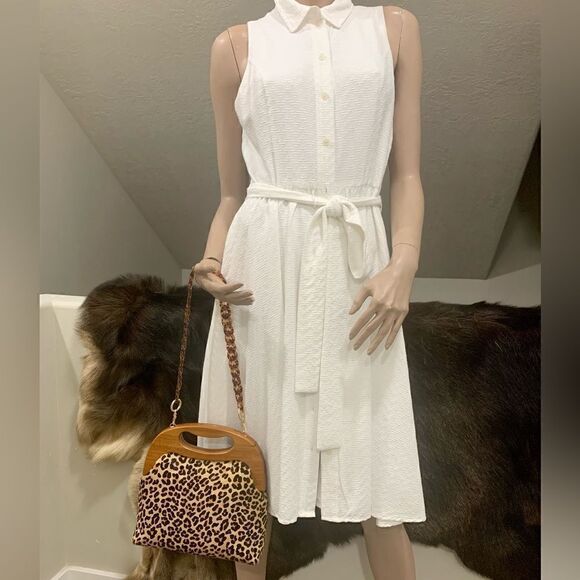 Handmade Genuine Hair-on-horsehide Leather Wooden Frame Bag & 2 Chain Styles - Picture 5 of 16